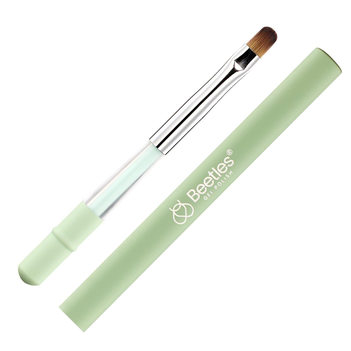 Pinceau de nail art Beetles vue avant avec poils souples