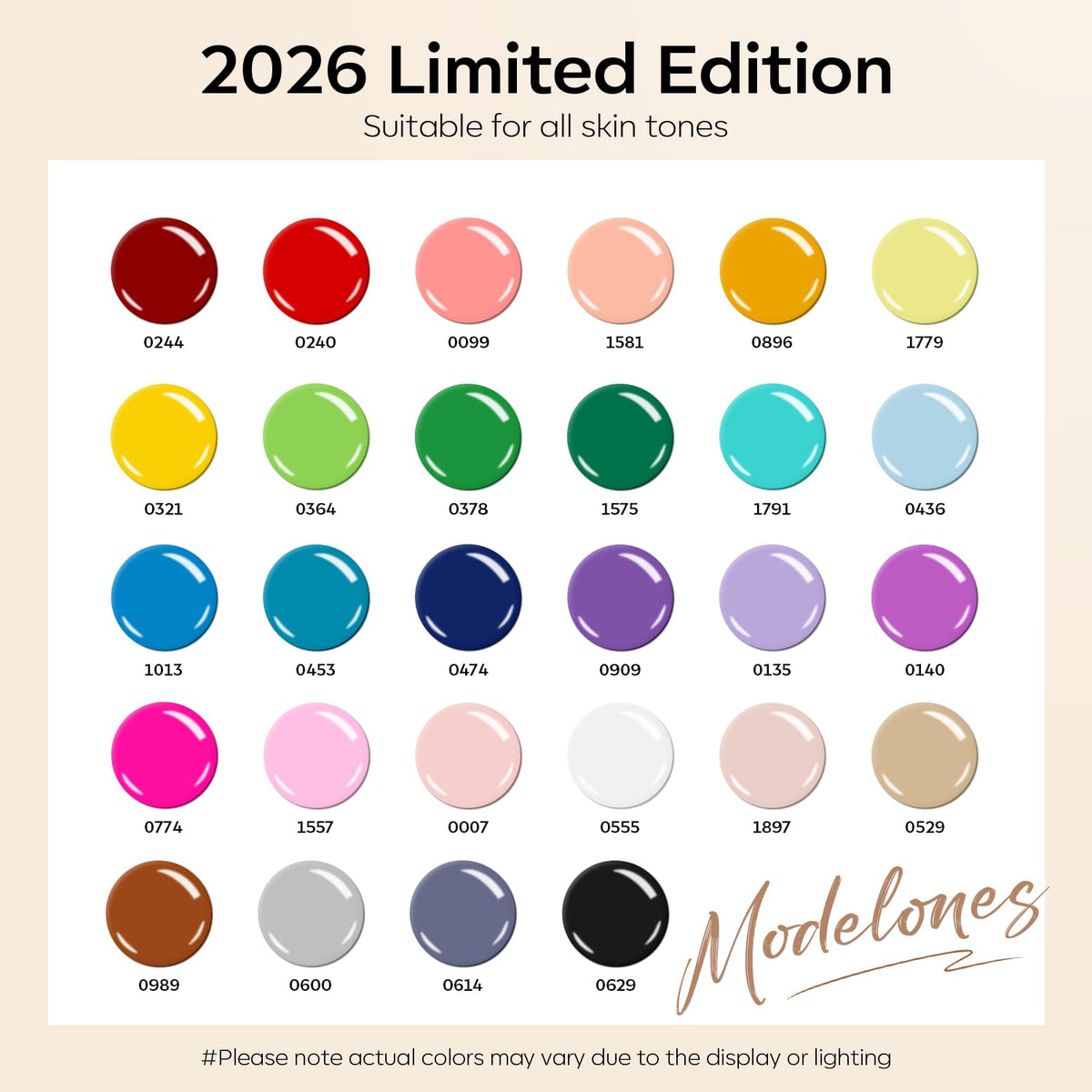 Pinceau de vernis gel modelones pour application facile