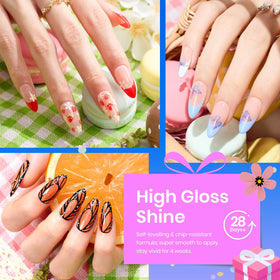 Pinceau double embout pour nail art de beetles