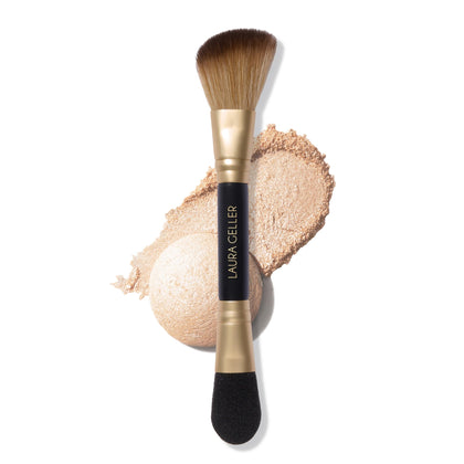 Pinceau double face illuminateur LAURA GELLER vue de face