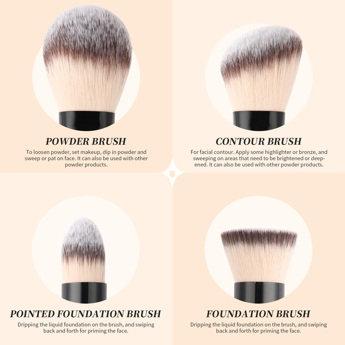 Pinceau DUcare pour le contour avec manche ergonomique