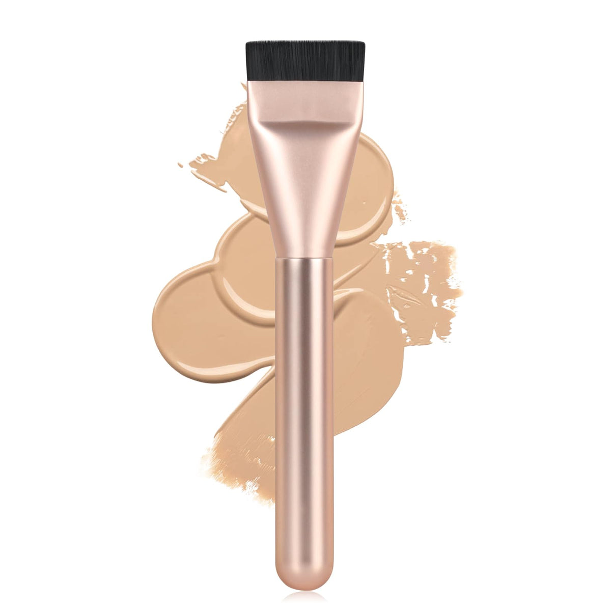 Pinceau fond de teint ultra fin BEAUTYFACTOR couleur rose gold vue de face