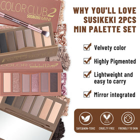 Pinceau inclus avec la palette de fards à paupières SUSIKEKI