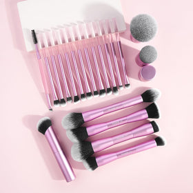 Pinceau kabuki à double extrémité MAANGE avec poils doux