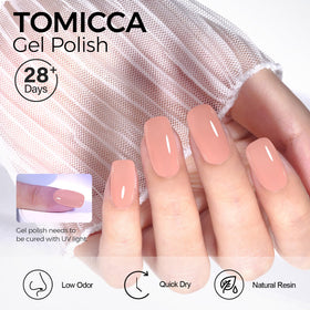Pinceau large du vernis à ongles gel TOMICCA