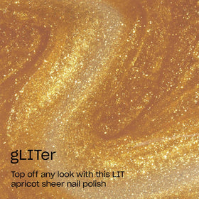 Pinceau large du vernis à ongles OPI gLITter