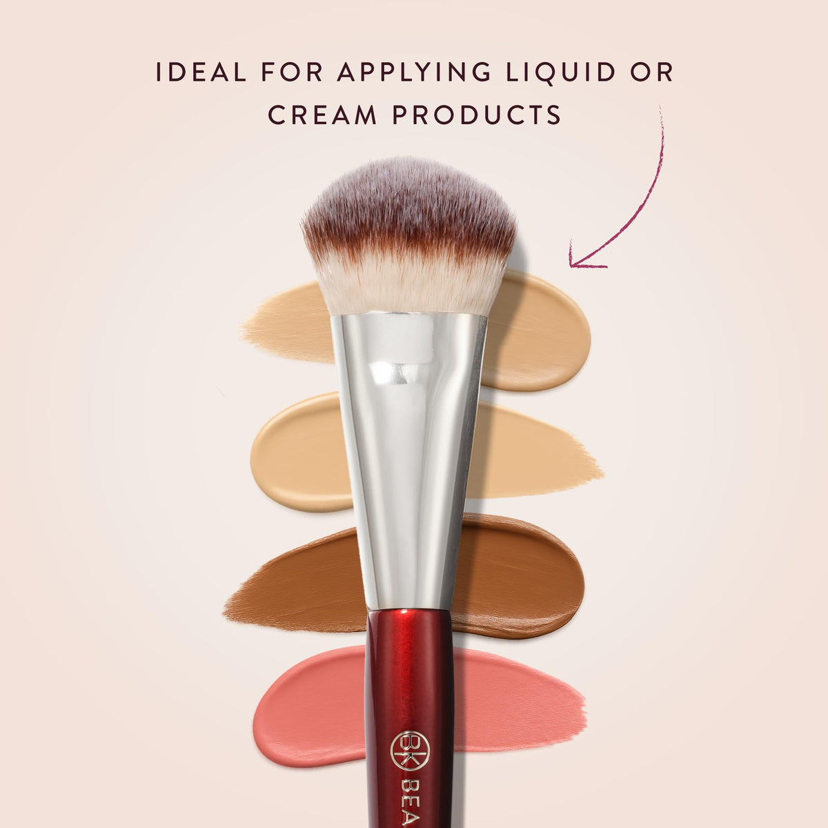 Pinceau Mini Contour 109 BK BEAUTY sur fond neutre