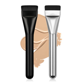 Pinceau plat BEAUTYFACTOR pour fond de teint, vue de face