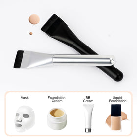 Pinceau plat BEAUTYFACTOR pour maquillage, vue arrière