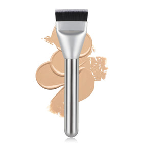 Pinceau plat de fondation BEAUTYFACTOR vue de face avec poils doux
