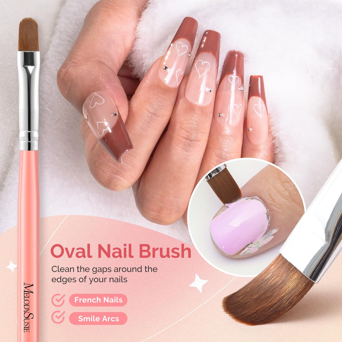 Pinceau plat pour appliquer le vernis sur une grande surface
