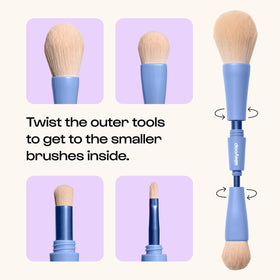 Pinceau pour blush ALLEYOOP en action