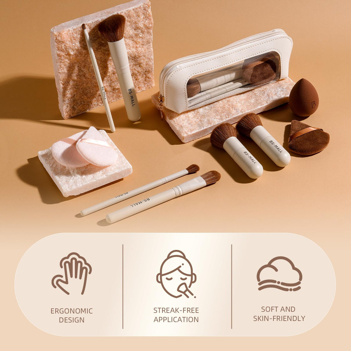 Pinceau pour blush du set BS-MALL