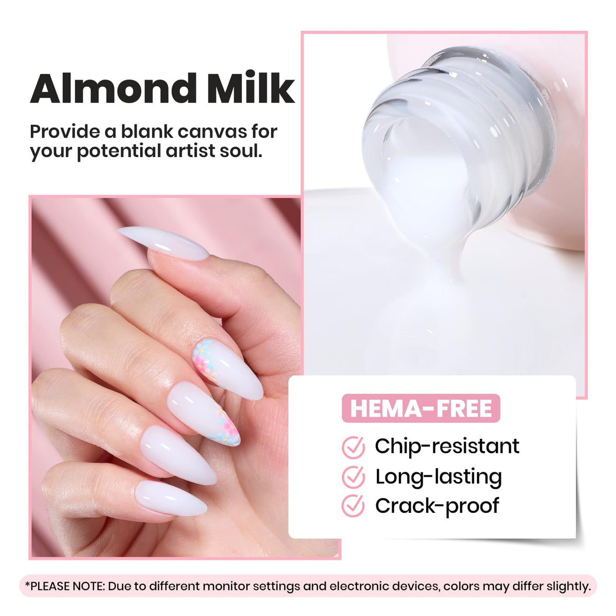 Pinceau pour nail art contenu dans le kit gel constructeur blanc satinée beetles