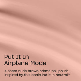 Pinceau Pro-Wide du vernis OPI Put it in Airplane Mode