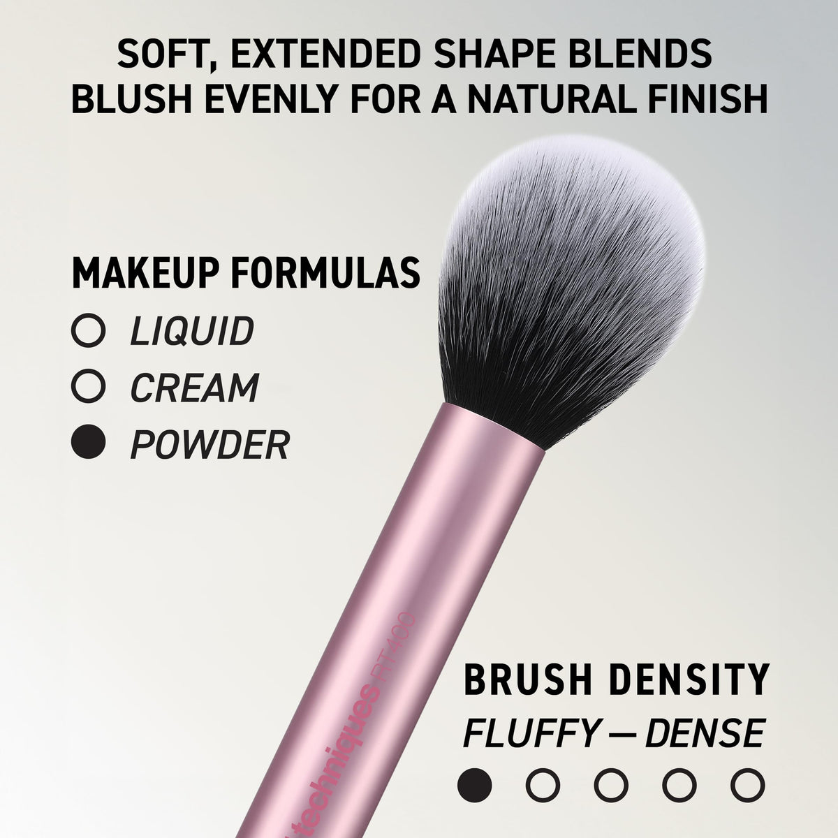 Pinceau RT402 Setting Brush de Real Techniques avec poils doux