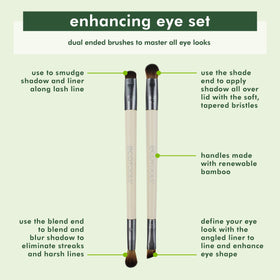 Pinceau Shade + Define du set EcoTools en gros plan
