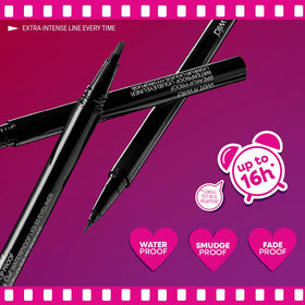 Pinceau ultra-fin de l'eyeliner liquide wet n wild