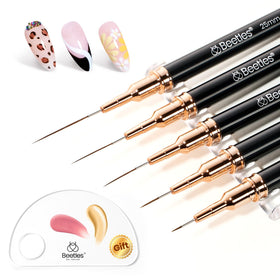 Pinceaux de liner beetles avec différentes techniques de nail art
