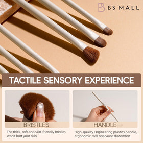 Pinceaux de maquillage BS-MALL avec sac de rangement