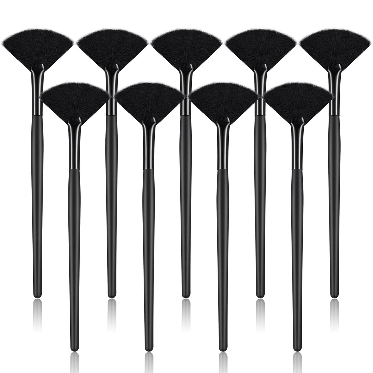 Pinceaux de maquillage en forme de vent Maitys, 9 pièces, vue de face
