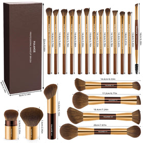 Pinceaux de maquillage MAANGE avec poils synthétiques