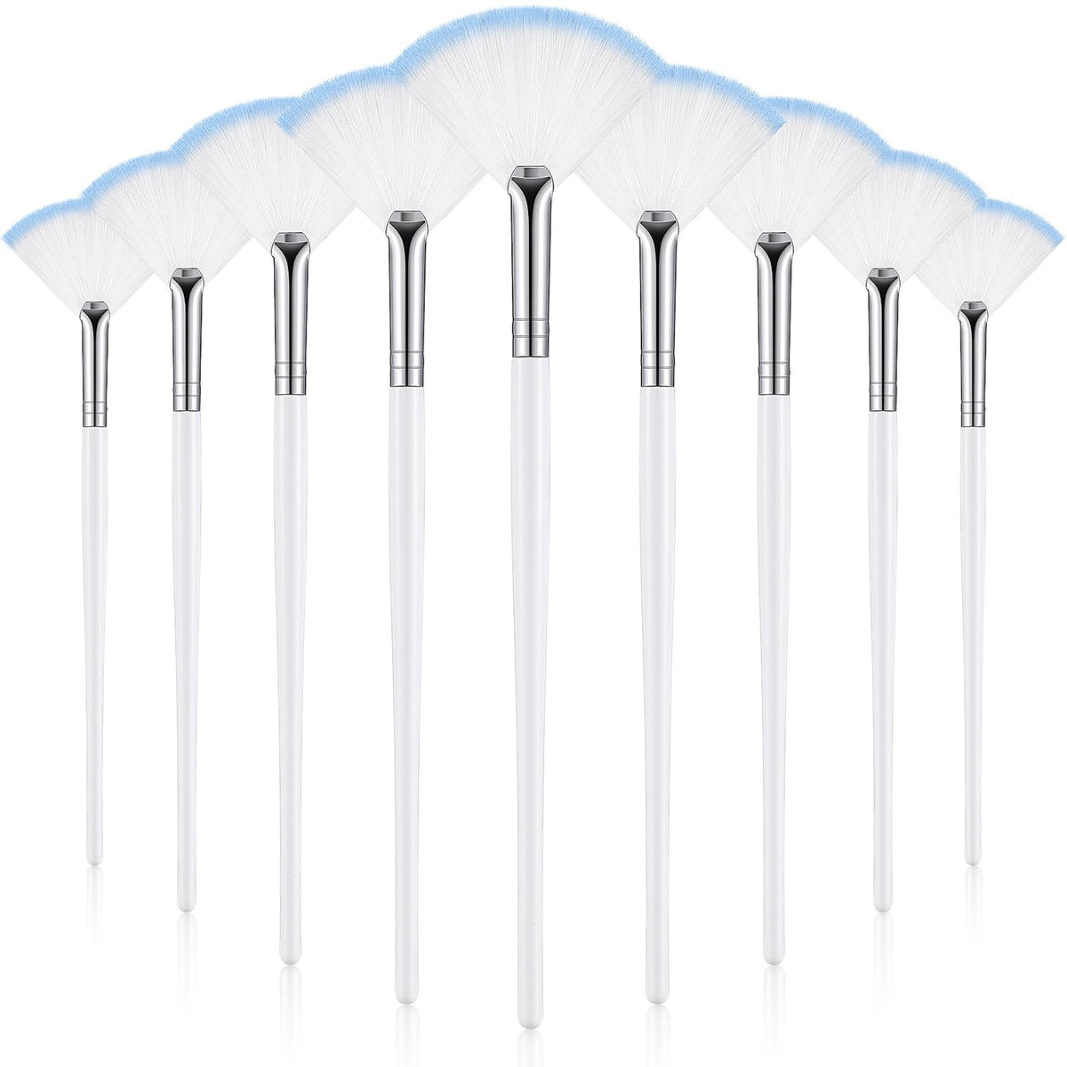 Pinceaux de maquillage Maitys en forme de vent, 9 pièces, vue de face