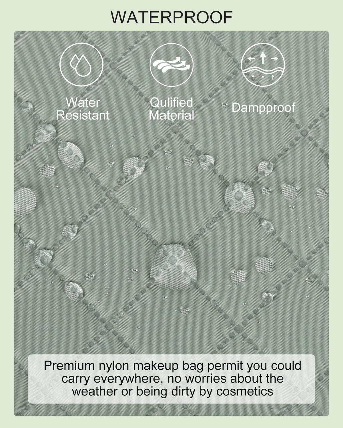 Pinceaux de maquillage rangés dans la trousse Relavel