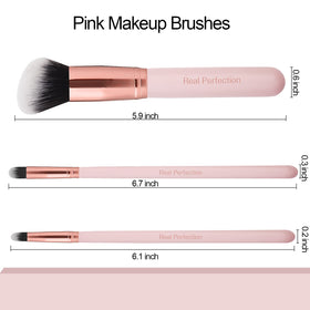 Pinceaux de maquillage Real Perfection pour application de fond de teint