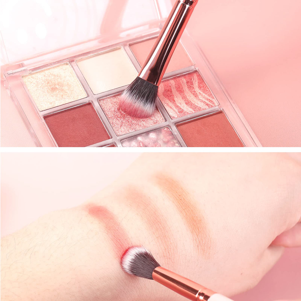 Pinceaux pour sourcils et correcteur du set MSQ