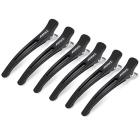 Pinces à cheveux AIMIKE noires, 4,3" de long, vue de face