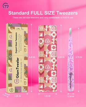 Pinces à épiler GlamTweeler avec accessoires de beauté