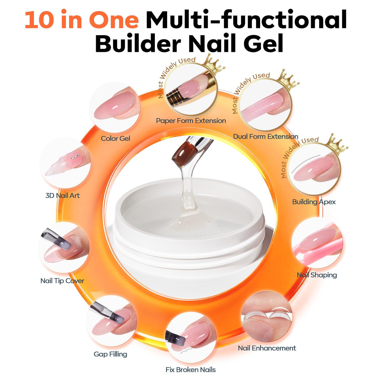 Pinces à ongles incluses dans le kit modelones