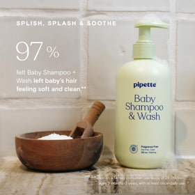 Pipette Duo de Shampoing + Gel Douche Bébé en pack