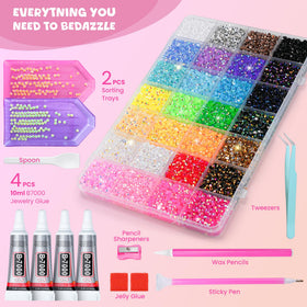 Plateaux de tri pour organiser les rhinestones