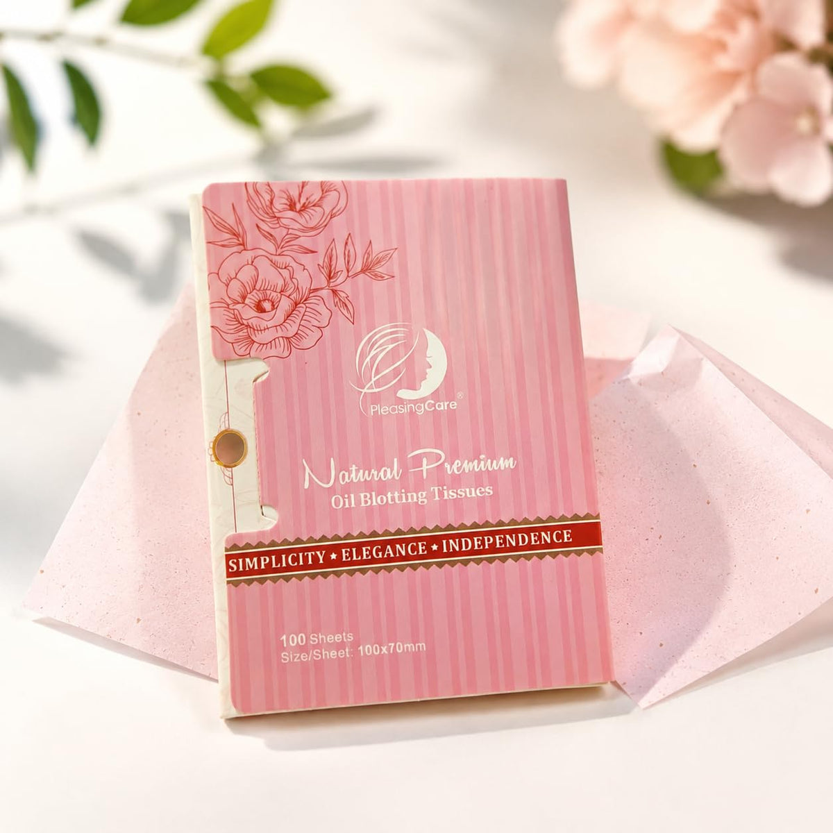 PleasingCare feuilles matifiantes avec charbon de bambou