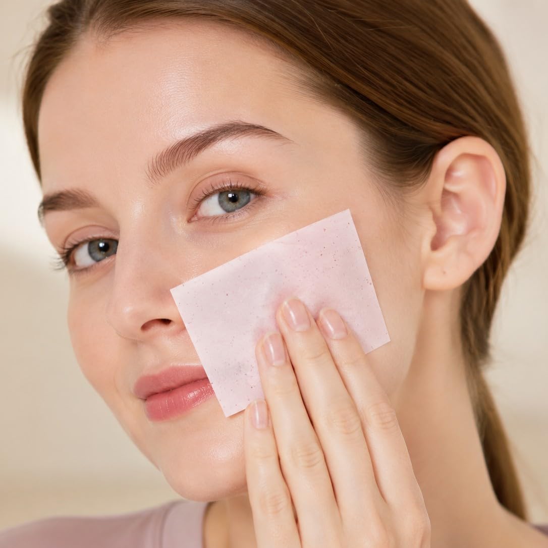 PleasingCare feuilles matifiantes avec extrait de rose