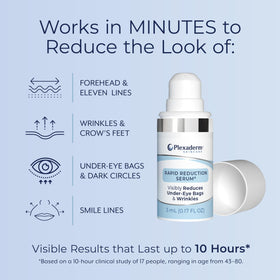 Plexaderm Sérum Contour des Yeux application sur peau