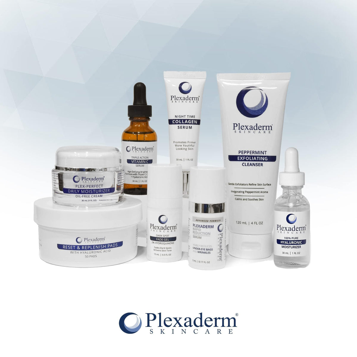 Plexaderm Sérum de Collagène de Nuit 30mL avec texture sur la main