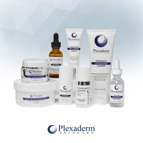 Plexaderm Sérum de Collagène de Nuit 30mL avec texture sur la main