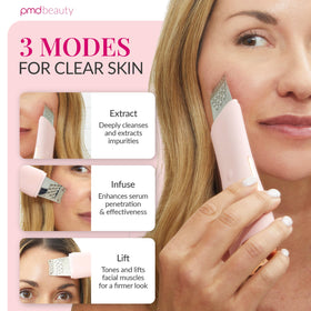 PMD Wave Pro spatule en action sur la peau