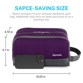 Poche en mesh zippée de la trousse Gonex pour petits accessoires