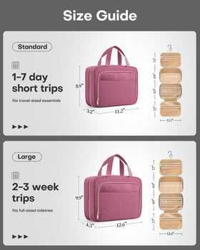 Poche transparente de la trousse de toilette HOTOR