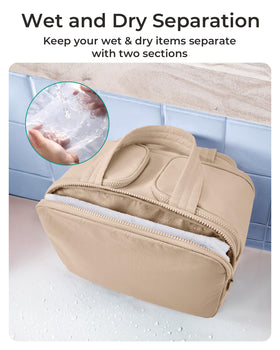 Poche zippée avant de la trousse de toilette BAGSMART