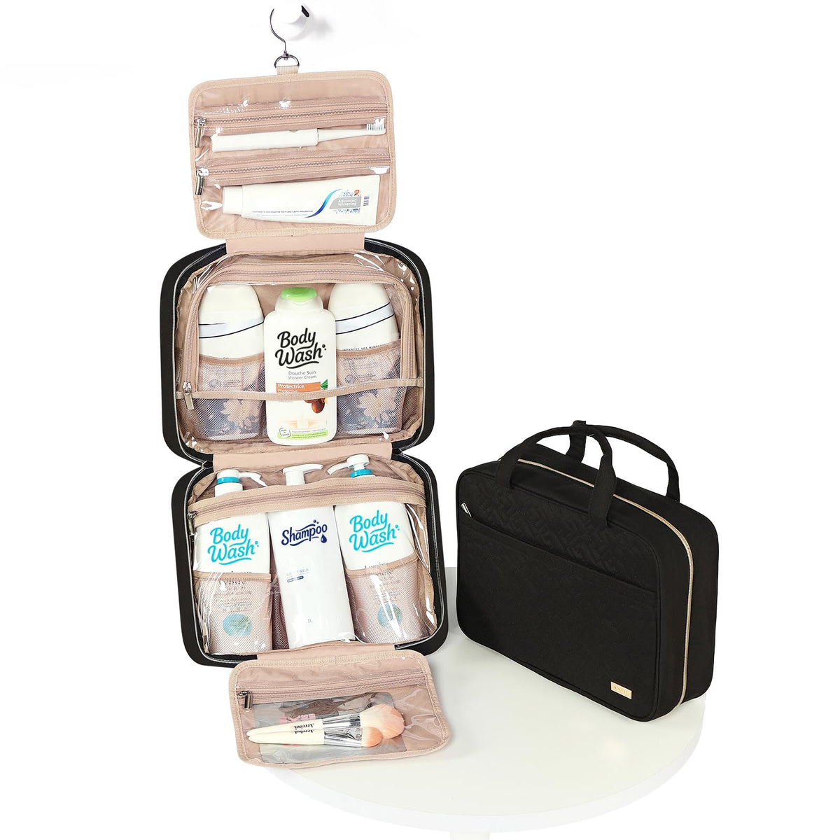 Poche zippée de la Trousse de Toilette NISHEL