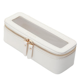 Pochette à maquillage transparente Aveniee vue avant avec fermeture éclair