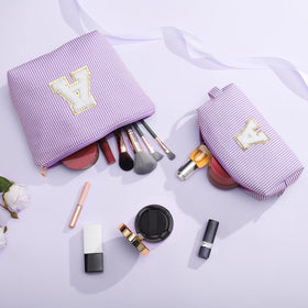 Pochette de maquillage YOOLIFE montrant les couleurs disponibles