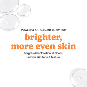 Pochette du sérum Vitamine C 10% sur fond neutre