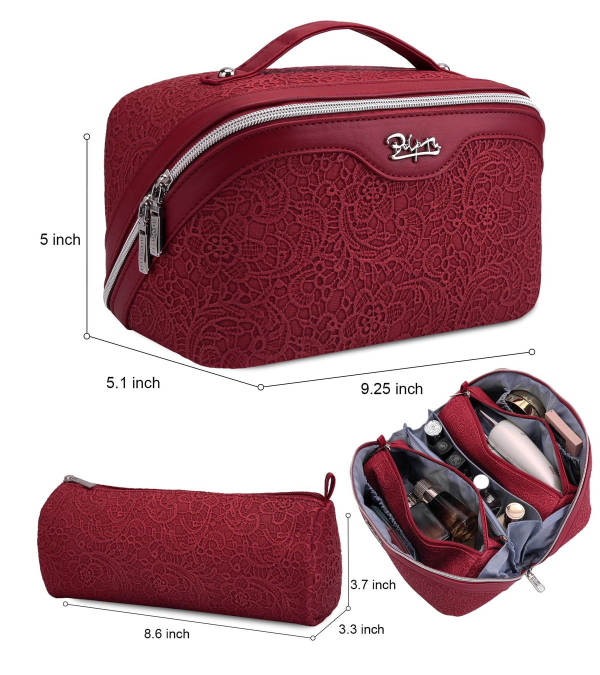 Pochettes amovibles de la trousse de maquillage BOYATU