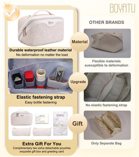 Pochettes détachables de la trousse de maquillage BOYATU